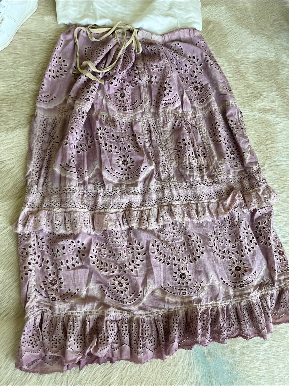Magnolia  Pearl Ruffle Midi Skirt - Picture 3 of 9